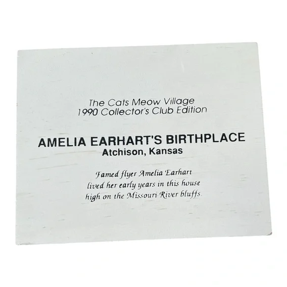 The Cats’ Meow Village Amelia Earhart’s Birthplace - Picture 2 of 3